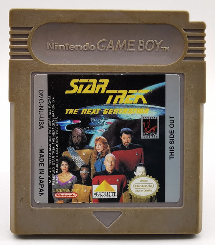 Star Trek The Next Generation Gameboy Nintendo * R G Gallery