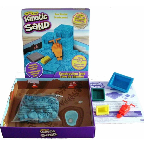 Kinetic Sand Set De Contrucción Arena Magica