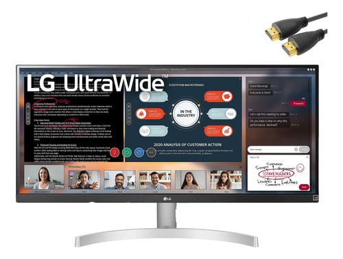 LG Monitor Ultra Ancho Wfhd Ips Amd Freesync Gama Color Srgb