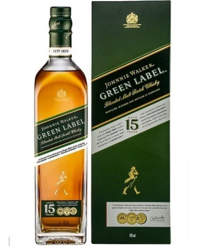 Johnnie Walker Green Label 15 Years 750cc