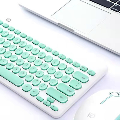Set Teclado Con Mouse Inalambrico Usb Formato Español