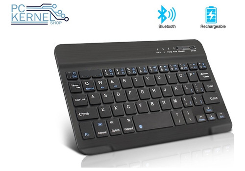 Teclado 10 Delgado Bluetooth Recargable Celular Pc Mac