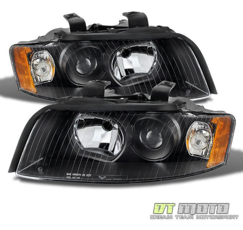 Par Faros Negro Interior Audi A4 Quattro Avant 2003 All