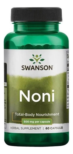 Noni Morinda Citrifolia 500 Mg 60 Caps Tonico Revitalizador