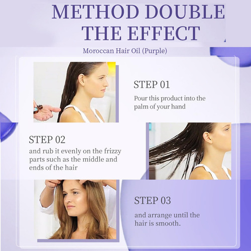 Óleo De Argan Marroquino, Óleo Essencial Para Cabelo Roxo,