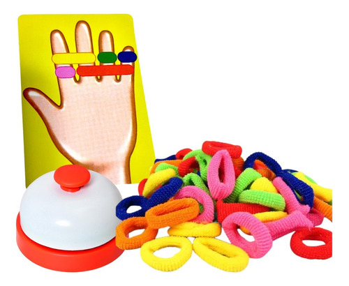 Juguete Didactico Juego Patrones De Anillos Con Elásticos