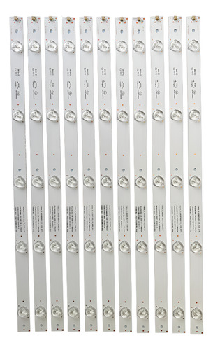 Kit 11 Tiras 5 Leds Para Hisense 50h5c / 50h5b Aluminio!!