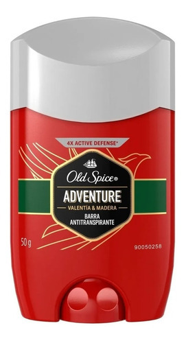 Desodorante Barra Old Spice 50 Gr - Colección Completa Fragancia Adventure