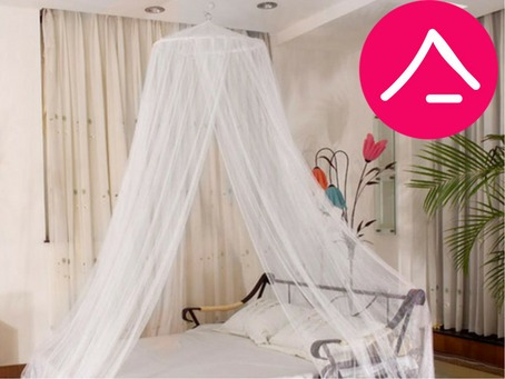 Toldillo Para Cama King - Mosquitero Redondo De Lujo