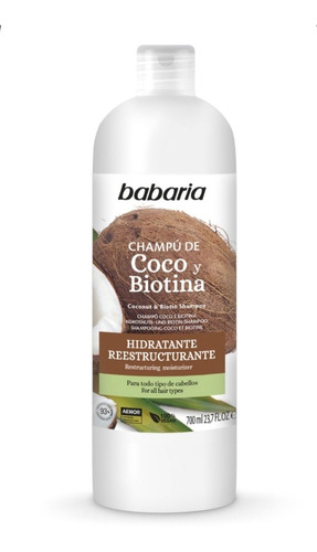 Shampo Babaria Coco Y Biotina - mL a $37