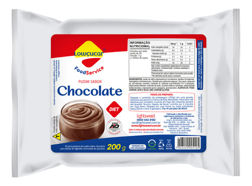 Mistura Pudim Diet Lowçucar 200g Sabores Variados Kit Com 10