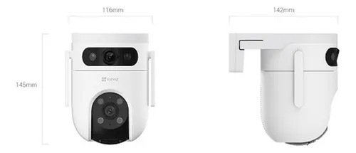 Ezviz H9c Dual 3k, Camara De Seguridad Wifi Doble Lente 5mp