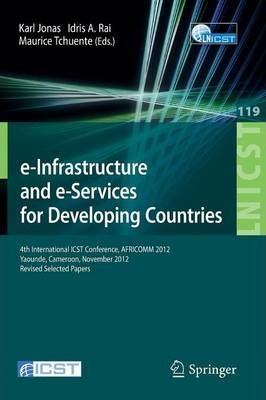 Libro E-infrastructure And E-services For Developing Coun...