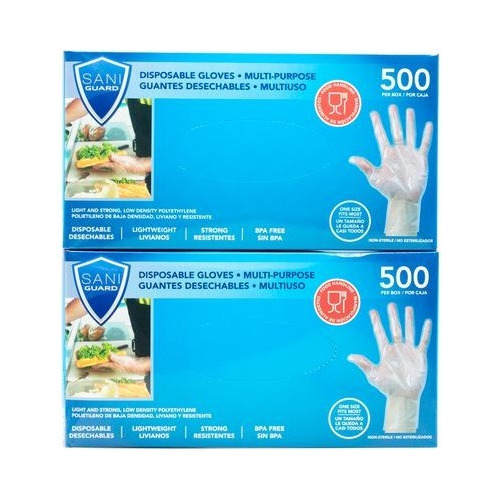 Guantes Transparentes Americano - Unidad a $96