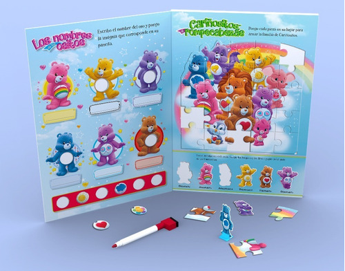 Imagen 7 de 7 de Juegositos Ositos Cariñositos Coleccion Juego Pizarra Navida