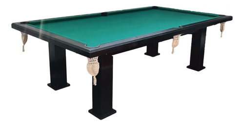 Mesa Pool Profesional Madera Laqueado 240x120 + Accesorios