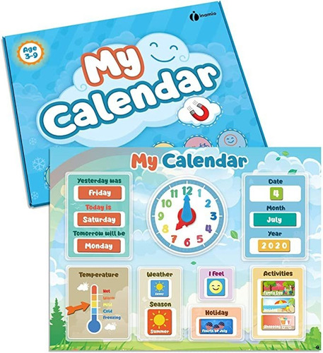 Mi Primer Calendario Diario Niños Para - Juguete Educativo M