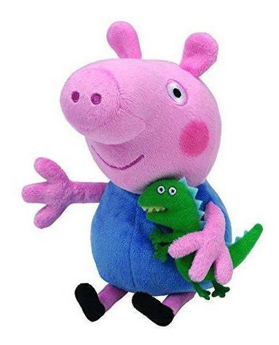 Imagem 1 de 3 de Peppa Pig Pelúcia P 20cm George Pig Dtc