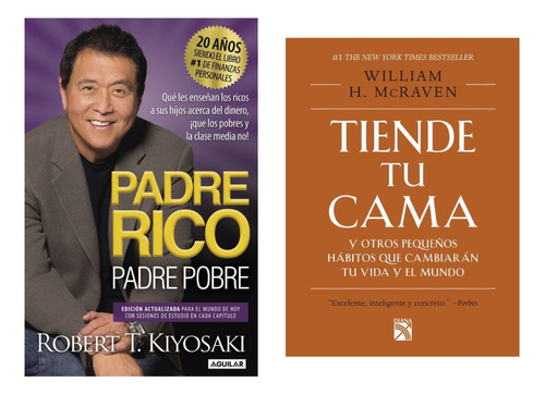 Padre Rico ( Ed. Aniversario ) + Tiende Tu Cama ( Mcraven )