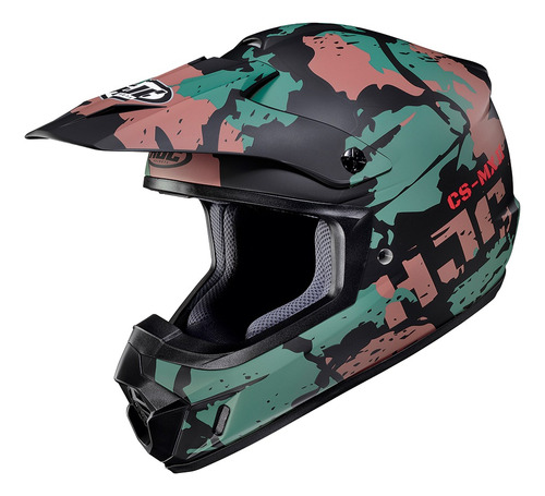 Casco Moto Hjc Motocross Cs-mx 2 Ferian Camo 