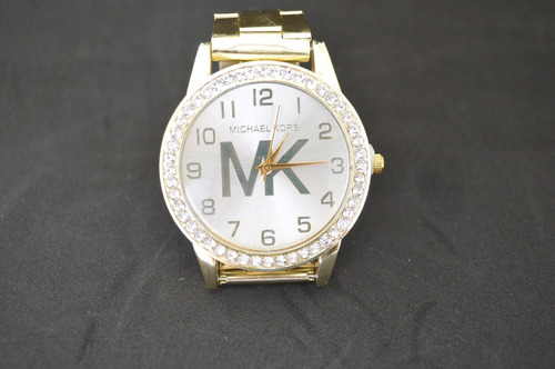 Reloj De Metal Mk Dorado Y Plata