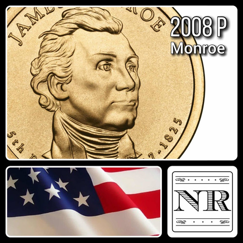 Estados Unidos - 1 Dolar - Año 2008 P - Km #426 - Monroe