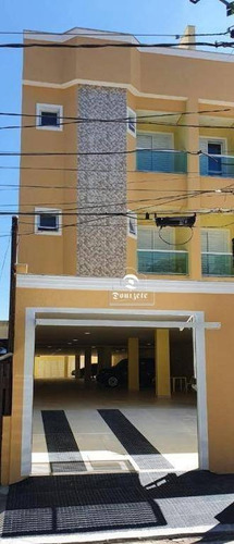 Cobertura Com 3 Dormitórios À Venda, 170 M² Por R$ 550.000,10 - Vila Curuçá - Santo André/sp - Co11182