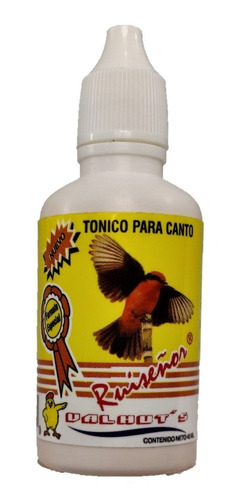 Tónico Para Canto 40 Ml Ruiseñor Valhuts