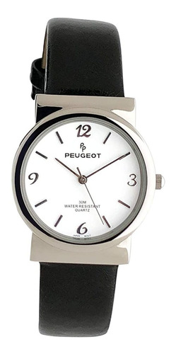 Reloj Mujer Pp Peuge Pq2707bk Cuarzo Pulso Negro Just Watche