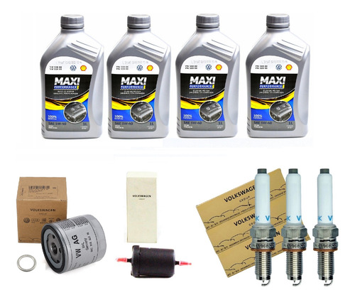 Kit Revisão 40.000 Km Polo Nivus Virtus 1.0 Tsi Original Vw