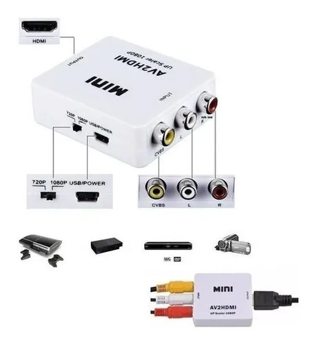 Convertidor hdmi a rca tiendas hotsell