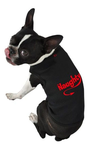 Ruff Ruff Y Meow Dog Tank Top Naughty Black Extralarge