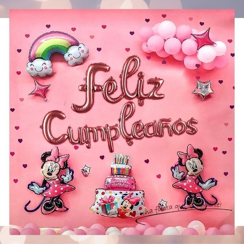 Pack De Decoración De Cumpleaños Minnie