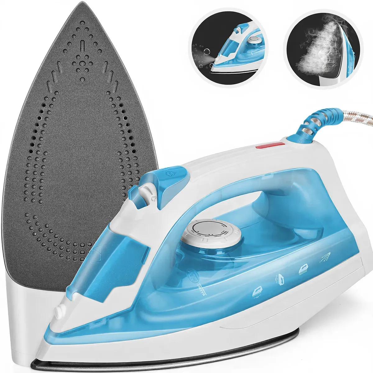 1200 W Vapor Vaporizer Vertical Ropa Desinfecta Plancha, Azul