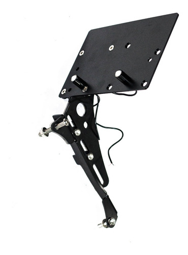 Portaplacas Lateral Ng Metalico Convertible Moto Harley Otra