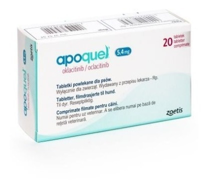 Dermatológico Zoetis Apoquel 5.4mg Cj 20tab