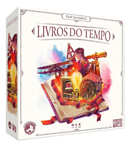 Livros Dos Tempos - Jogo De Tabuleiro - Mosaico Jogos