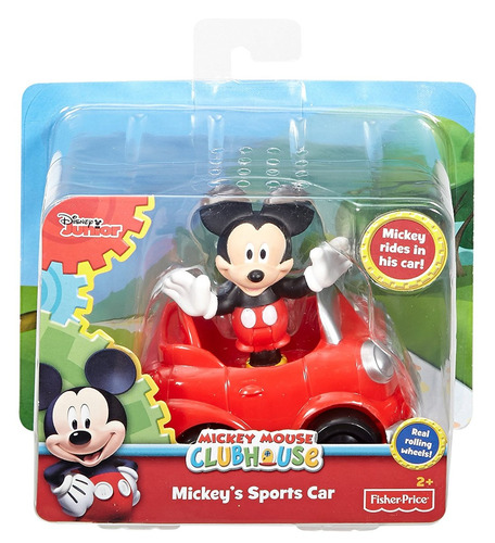 Fisher-price - Disney Mickey Mouse - Coche Deportivo De Mick