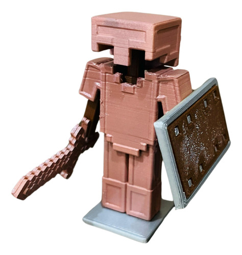 Figuras Minecraft Armor Stand - Kit Armable Cuero