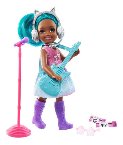 Barbie Chelsea Quiero Ser Estrella De Pop - Mattel