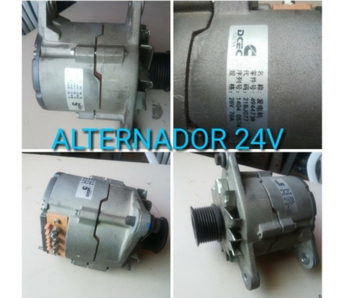 Alternador 24v Motor Cummins Jac 1061 Doulika