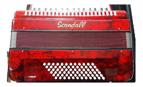 Aprovecha!!! Acordeon Scandall, De 72 Bajos, 5 Registros