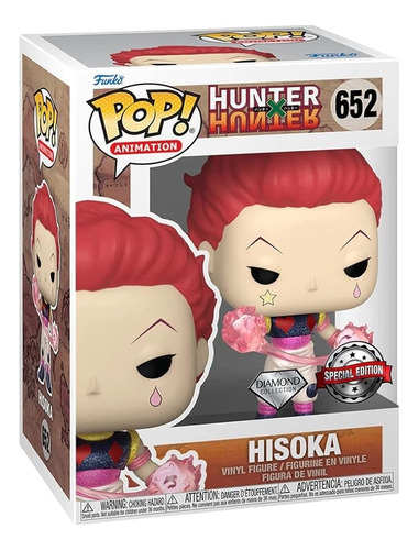 Funko Pop Animation Hunter X Hunter Hisoka - Pop 652 Glitter