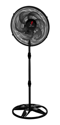 Ventilador Pedestal 50cm Preto 150w Plástico Ventura Bivolt