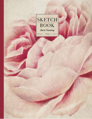 Libro: Sketchbook With Vintage Watercolor Illustration Of A 