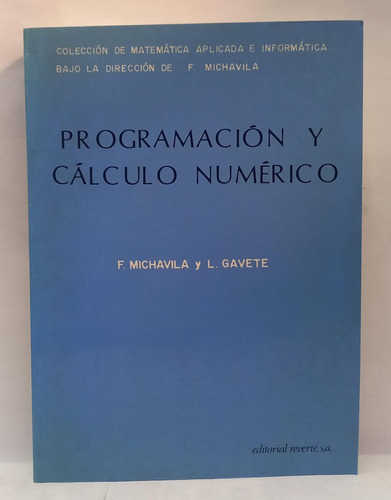 Libro Programacion Y Calculo Numerico