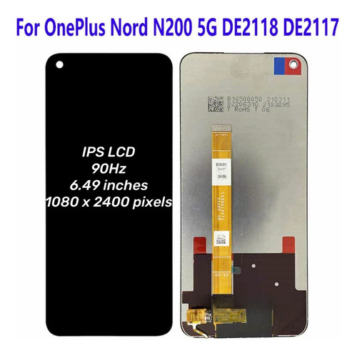 Pantalla Táctil Lcd For Oneplus Nord N200 5g De2118