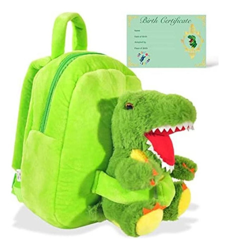 Mochila De Animales De Peluche De Dinosaurio Para Mascotas