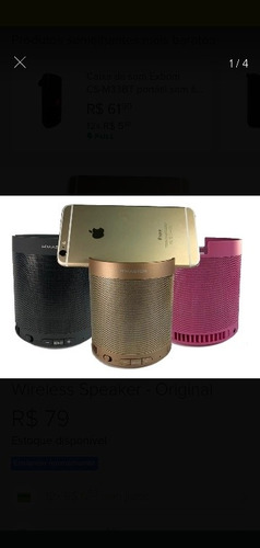 Caixa De Som Bluetooth Tablet Caixinha Wireless Mp3 Usb