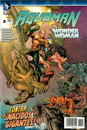 Aquaman Y Wonder Woman Num. 2  Editorial Televisa Español